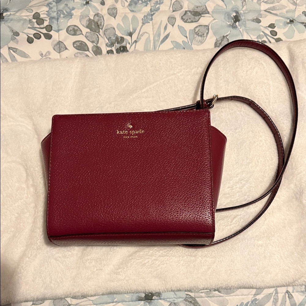 Kate Spade Wine Red Crossbody Bag
